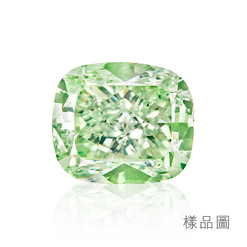 GIA 綠彩鑽裸石 1.01 克拉