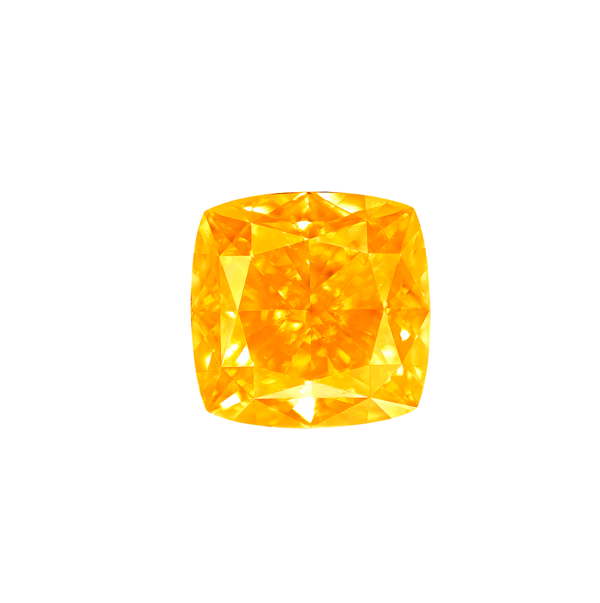 GIA 2.01 克拉 艷彩黃橘彩鑽裸石
UNMOUNTED FANCY VIVID 
YELLOW-ORANGE DIAMOND