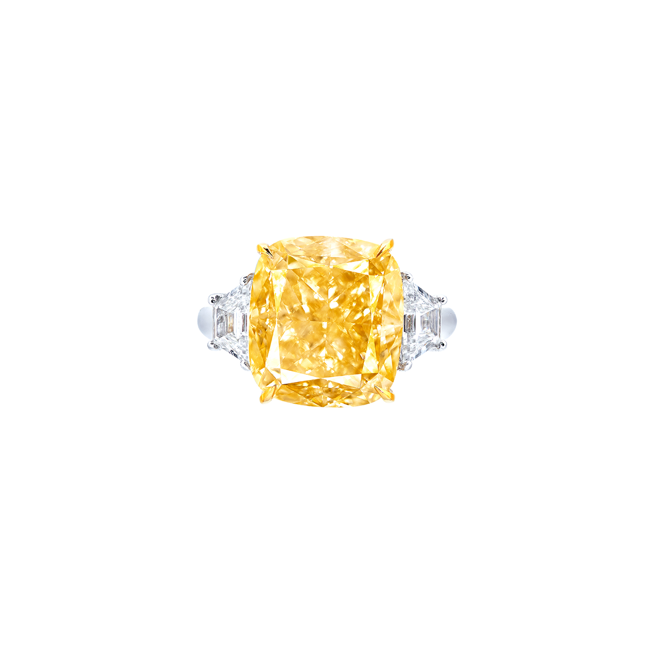 GIA 11.57克拉 棕黃彩鑽鑽石戒
FANCY BROWN YELLOW 
COLOURED DIAMOND AND 
DIAMOND RING
