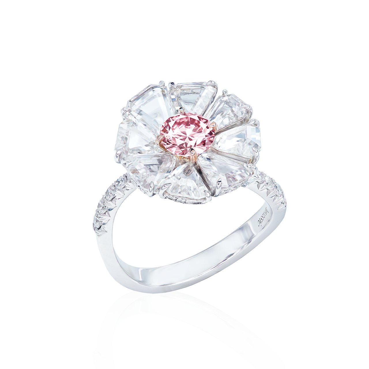0.69克拉 阿蓋爾粉鑽鑽戒
Pink Diamond from Argyle Mine 
and Diamond Ring