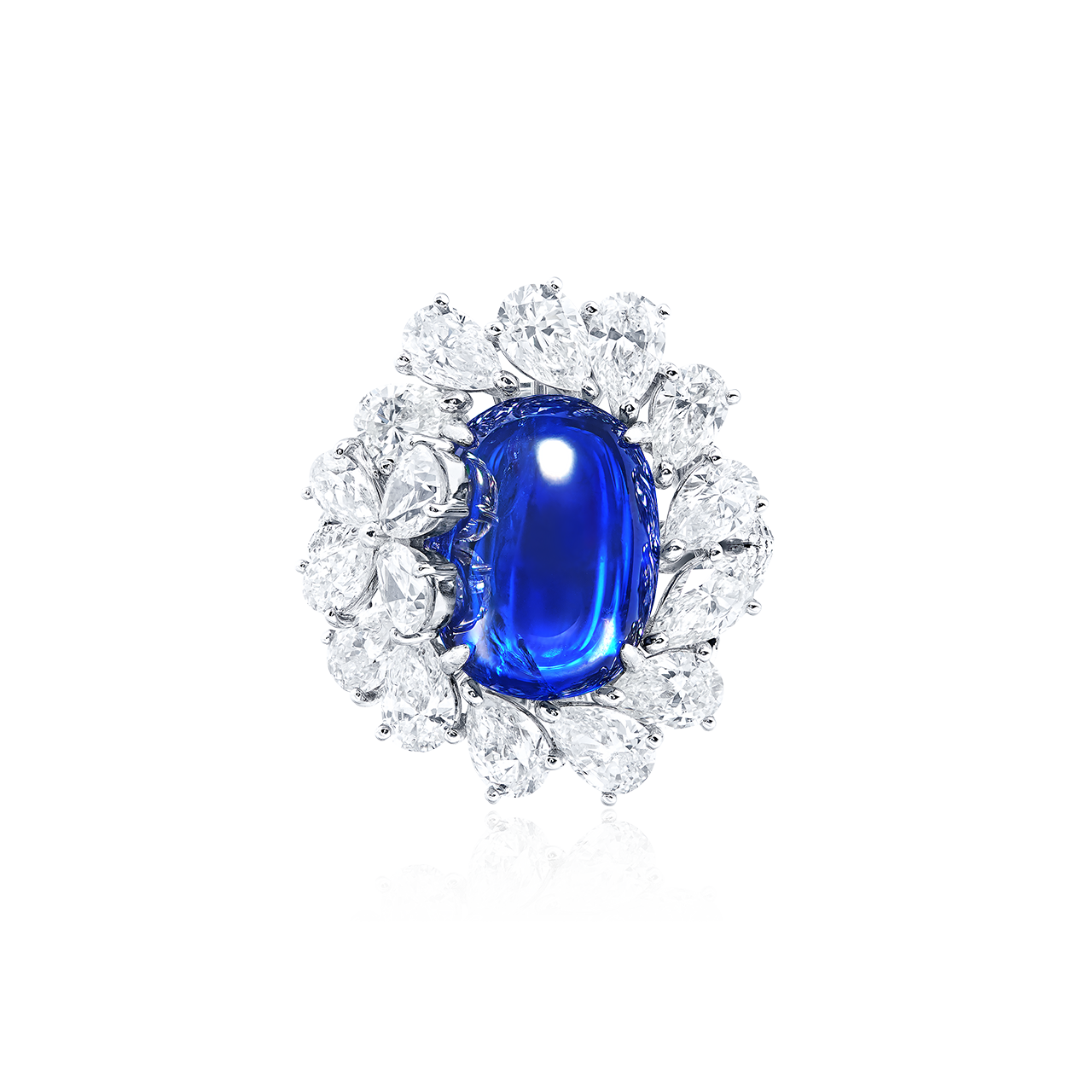10.16克拉 緬甸天然無燒皇家藍藍寶鑽石戒
BURMA ROYAL BLUE SAPPHIRE
 AND DIAMOND RING