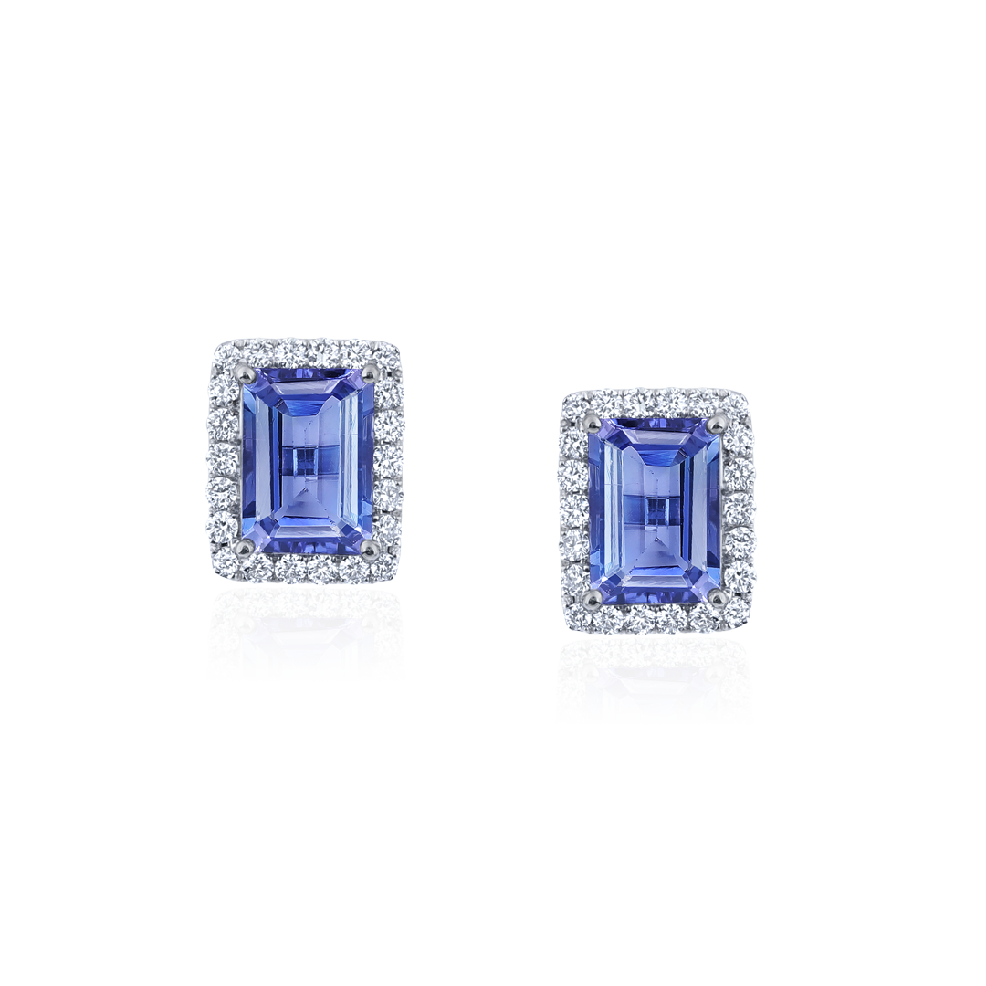 丹泉耳環 2.15 克拉 Tanzanite Earrings