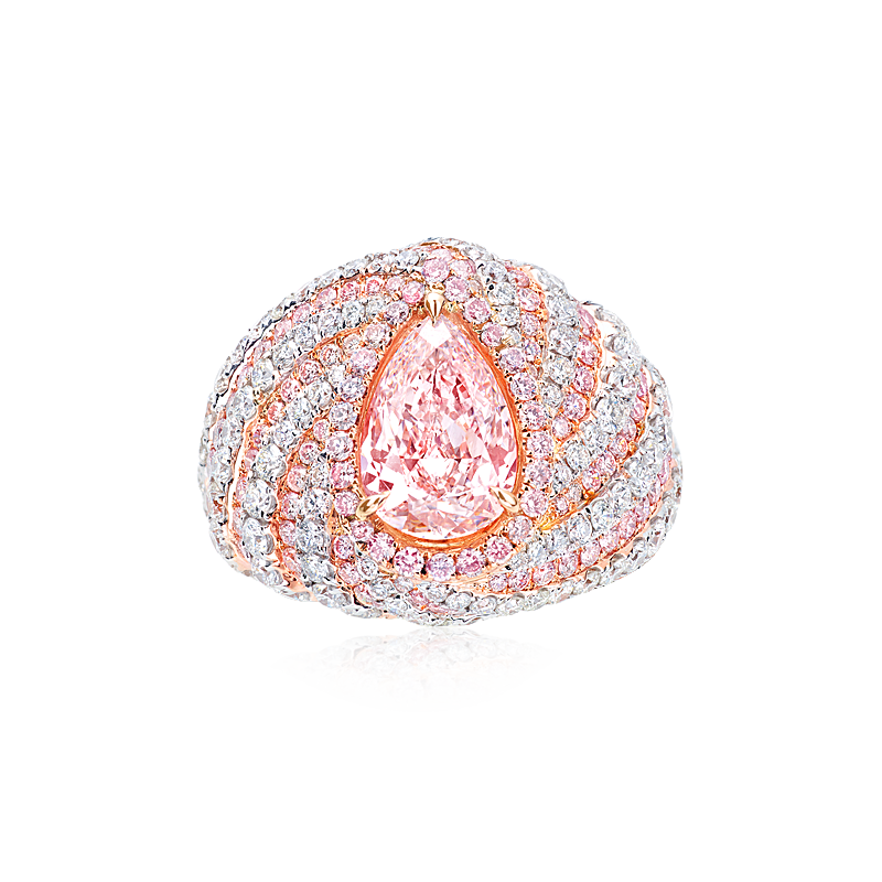 GIA 粉鑽戒 2.01 克拉