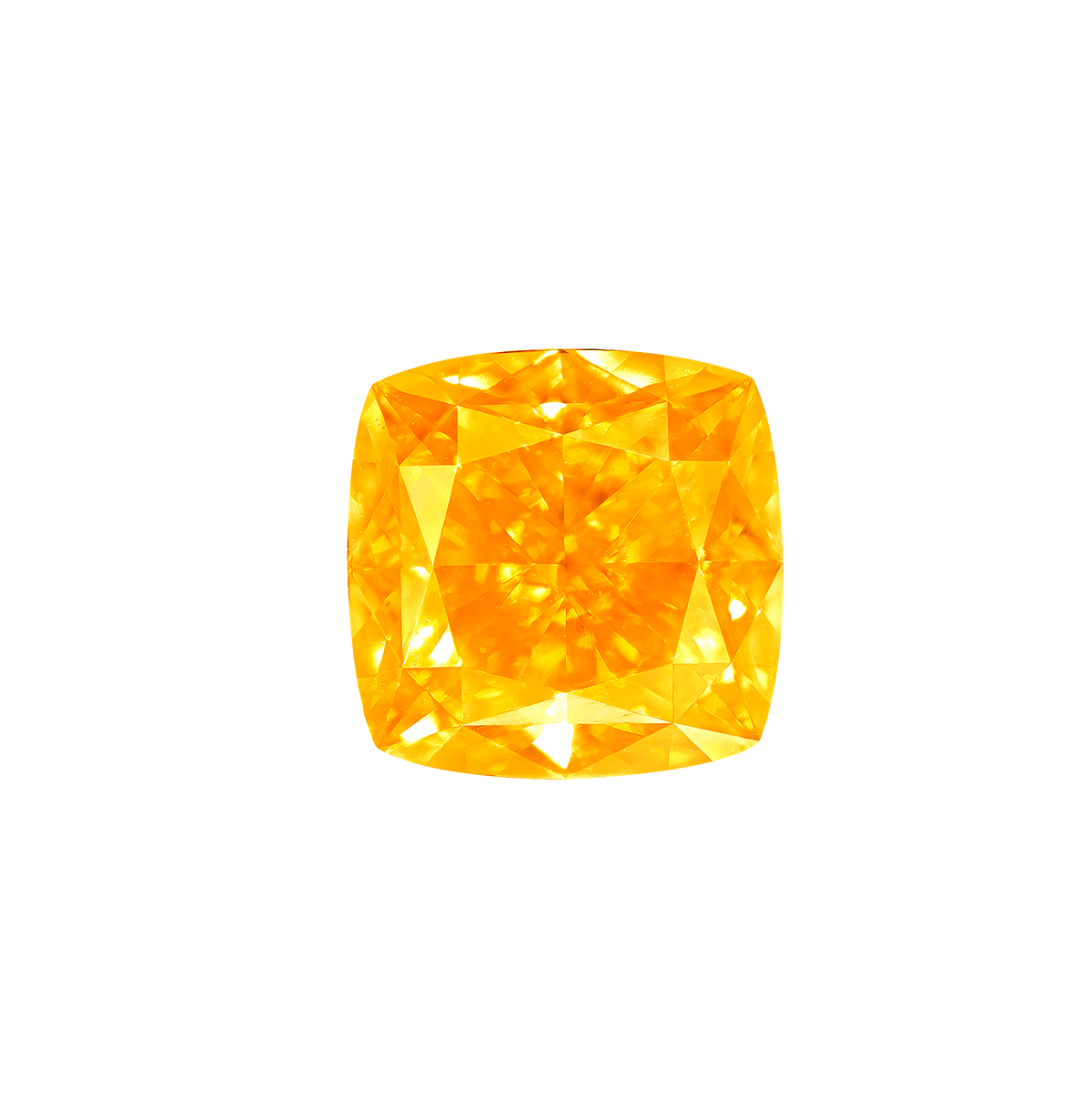 GIA 2.01 克拉 艷彩黃橘彩鑽裸石
UNMOUNTED FANCY VIVID 
YELLOW-ORANGE DIAMOND