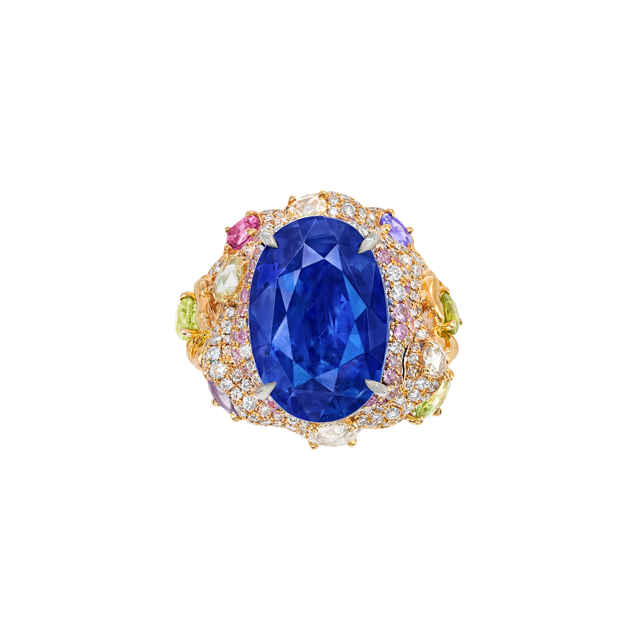 20.04克拉 斯里蘭卡天然無燒皇家藍藍寶鑽戒
SRI LANKA ROYAL BLUE SAPPHIRE 
AND DIAMOND RING