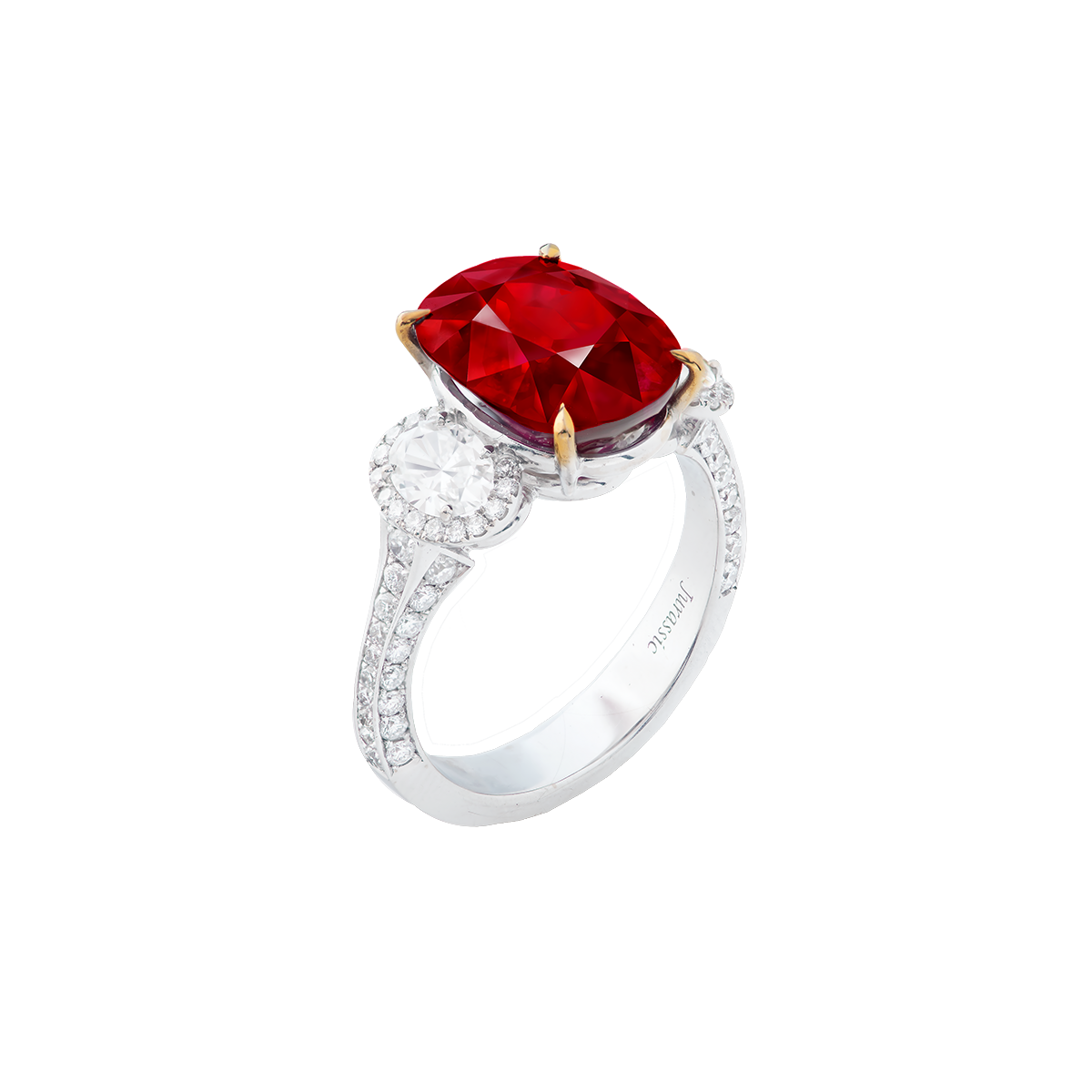 4.85克拉 緬甸天然無燒紅寶鑽戒
Burma Ruby and Diamond Ring