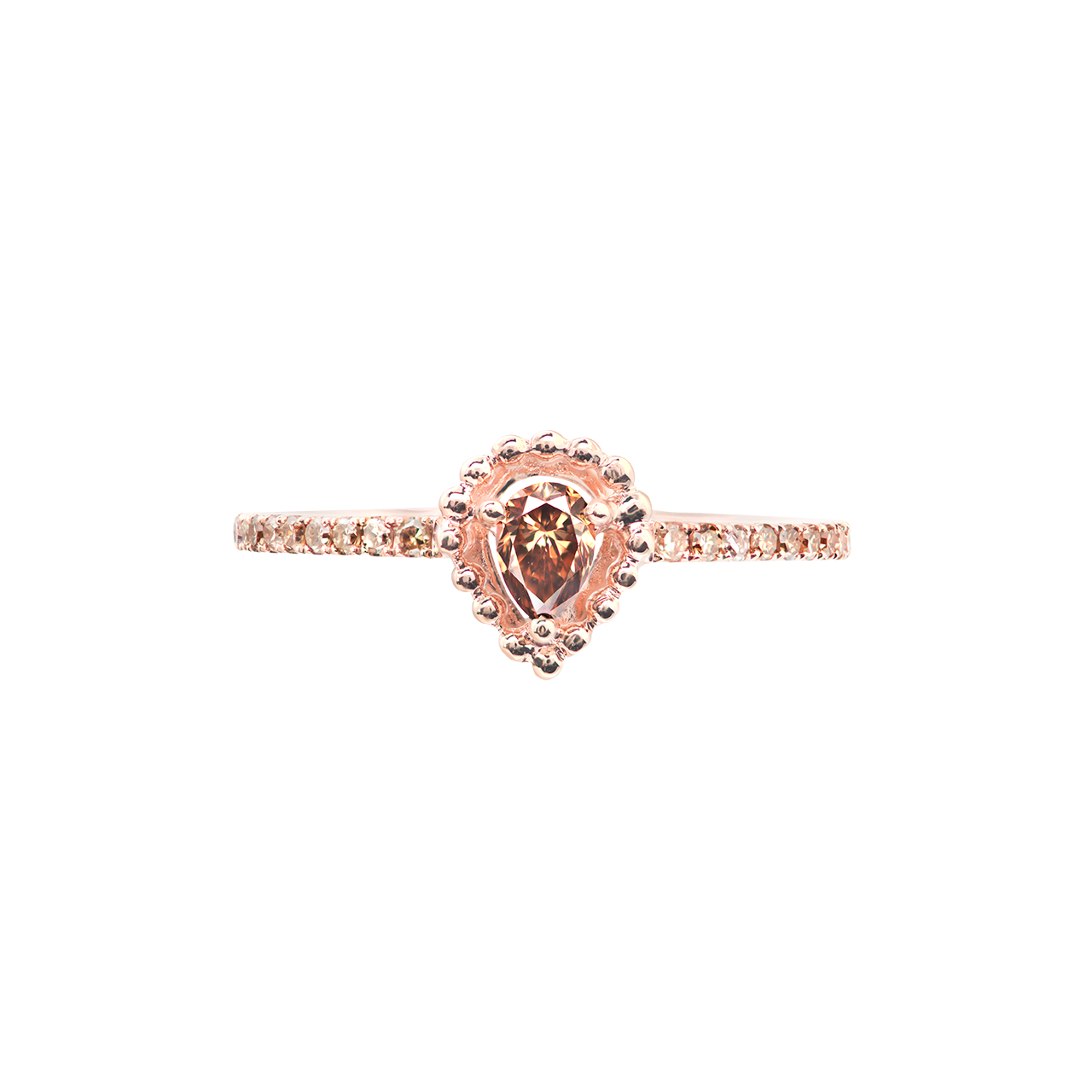0.19 克拉 巧克力鑽戒
Brown Colored Diamond Ring