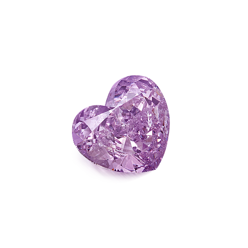 GIA 粉紫鑽裸石 0.60 克拉