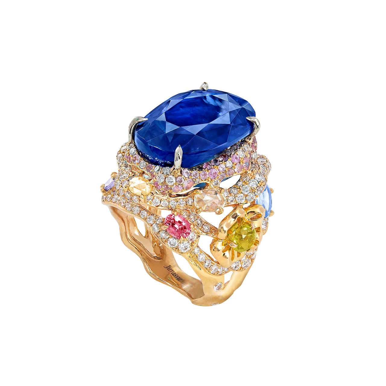 20.04克拉 斯里蘭卡天然無燒皇家藍藍寶鑽戒
SRI LANKA ROYAL BLUE SAPPHIRE 
AND DIAMOND RING