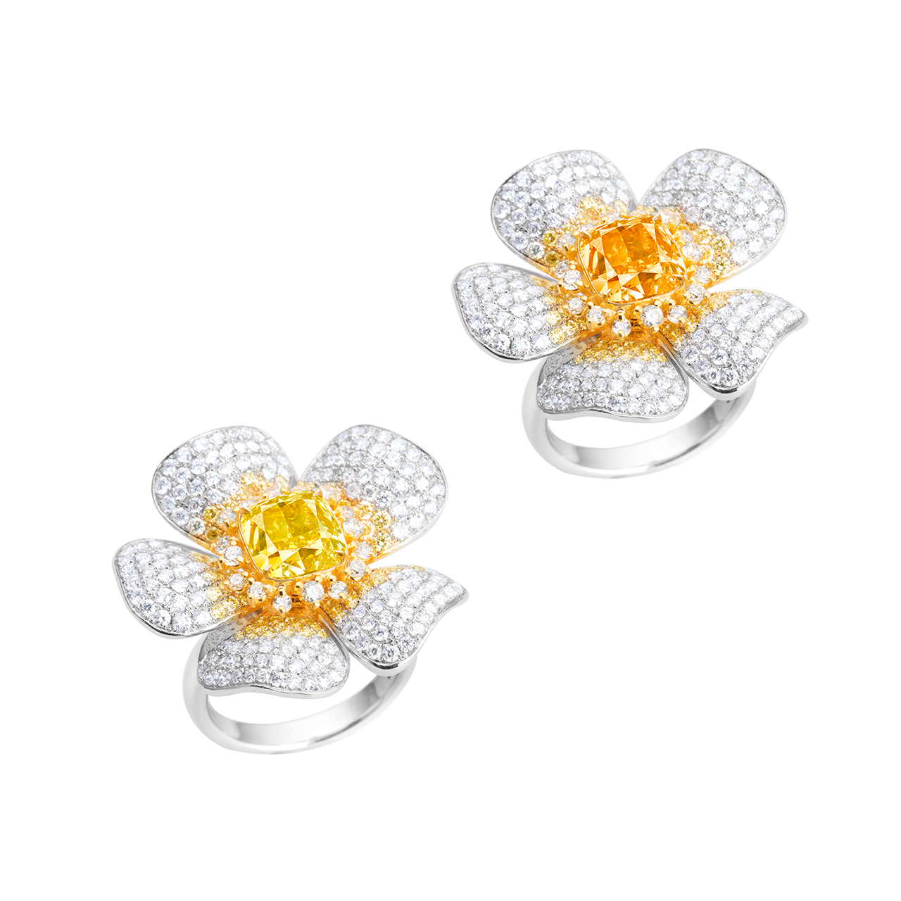 GIA 變色龍鑽戒 3.20 克拉
