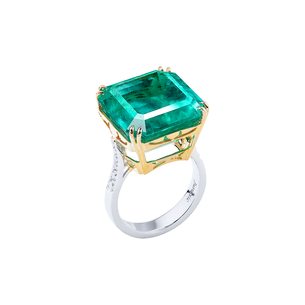 哥倫比亞祖母綠鑽戒 22.01克拉
Colombia Emerald And Diamond
Ring
