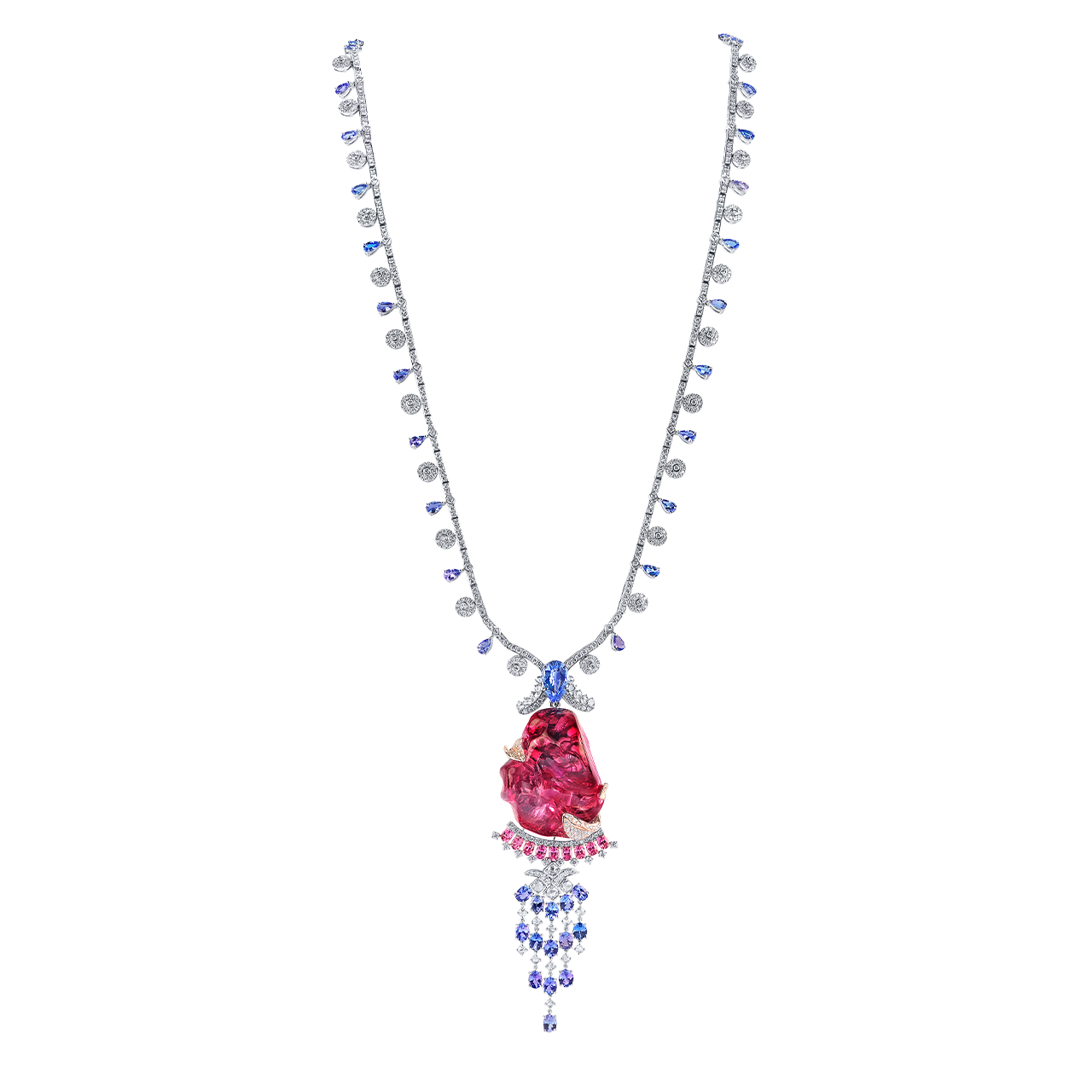 156克拉 世界寶藏 塔吉克斯坦尖晶石套鍊
Tajikistan Spinel Pendant Necklace