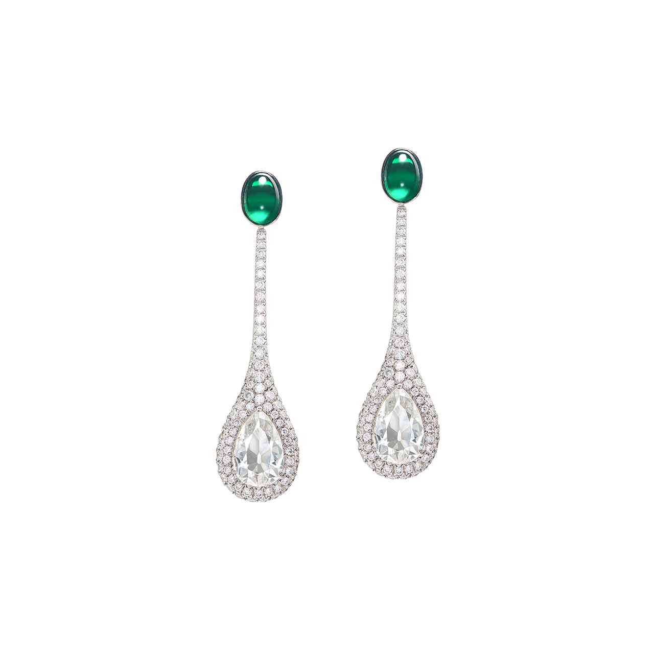 2.61 克拉 白鑽耳環
PAIR OF DIAMOND EARRINGS
