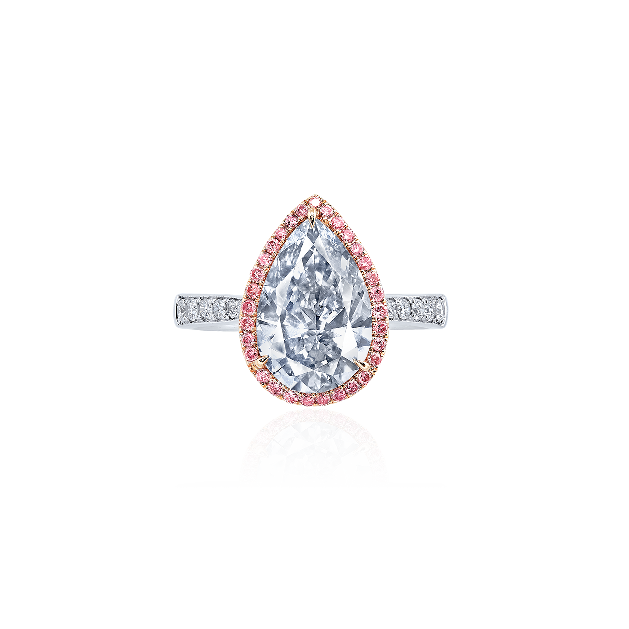 GIA 3.09克拉 灰彩鑽鑽石戒
FANCY GRAY COLOURED DIAMOND
 AND DIAMOND RING