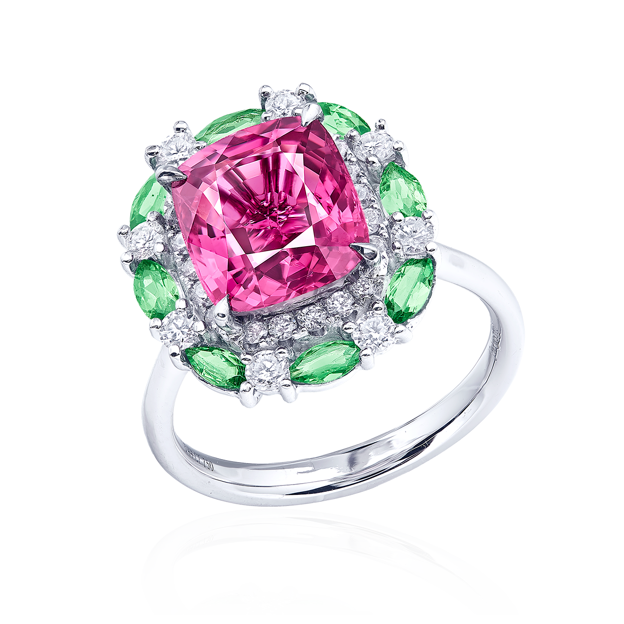 GIA 尖晶石戒 3.44克拉