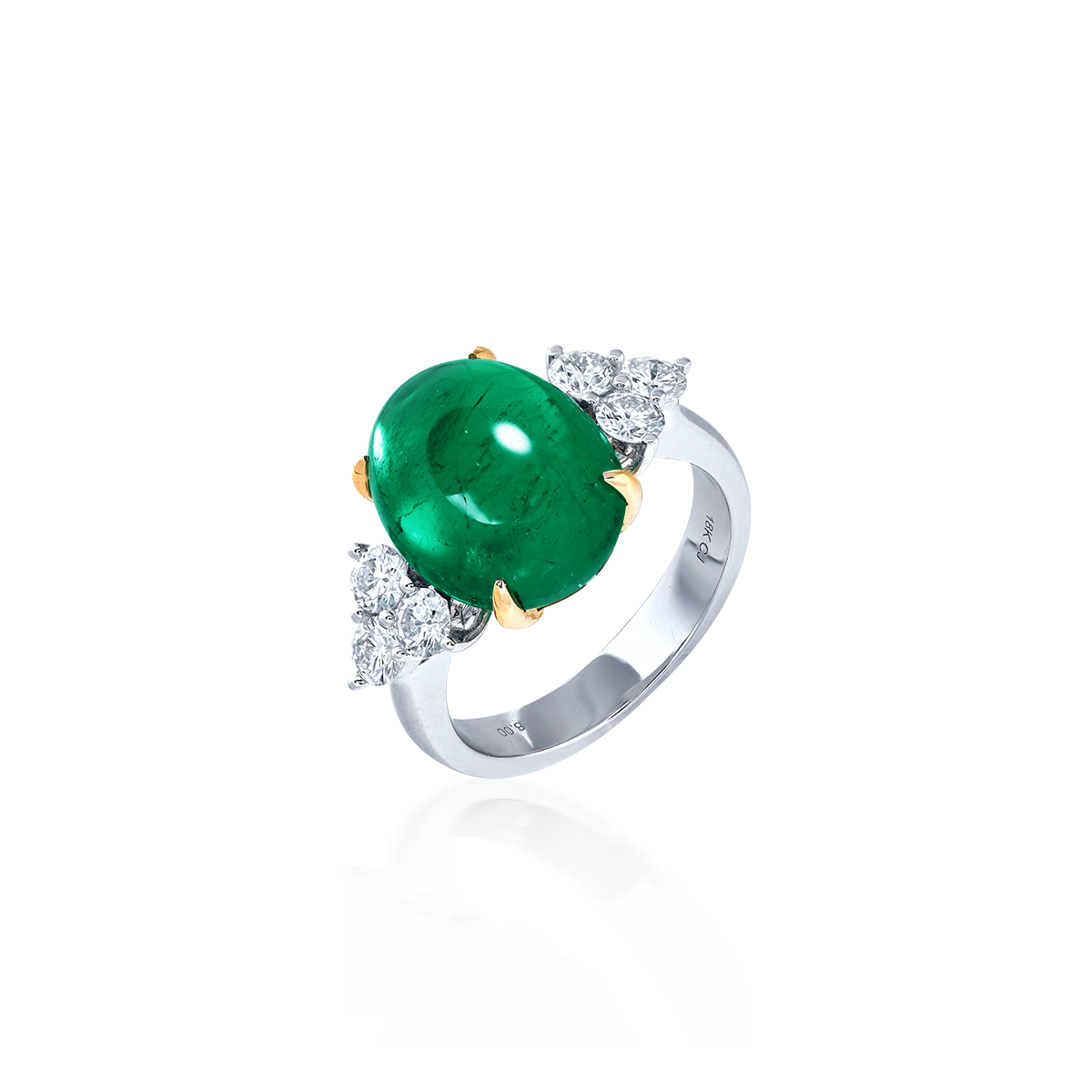 8.00克拉 哥倫比亞天然MUZO GREEN祖母綠鑽戒
Colombian MUZO Green Emerald 
and Diamond Ring