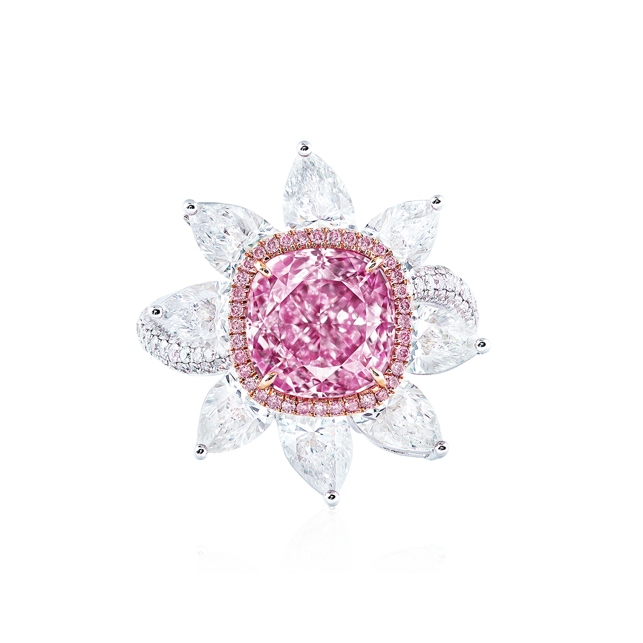 GIA 3.18克拉 粉鑽鑽戒
Very Light Pink Colored Diamond
and Diamond Ring