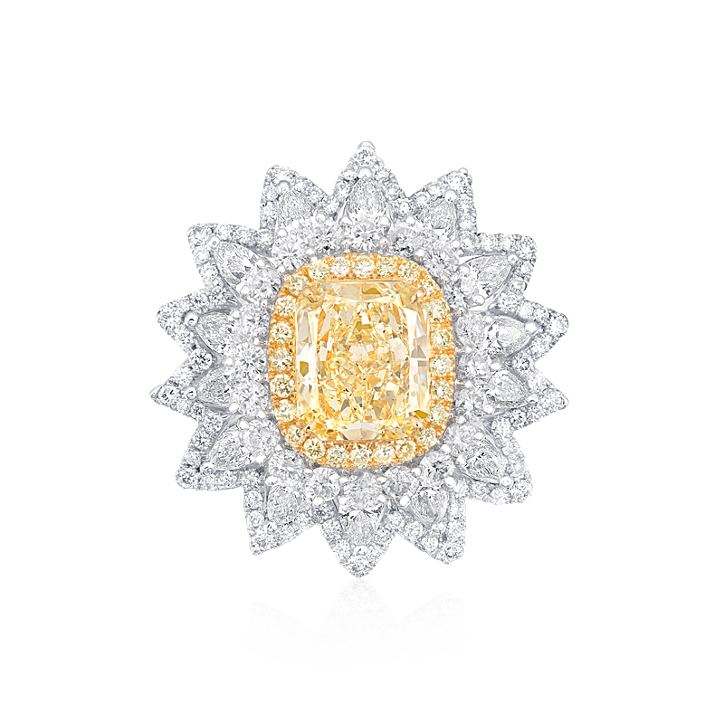GIA 黃鑽戒 3.10 克拉